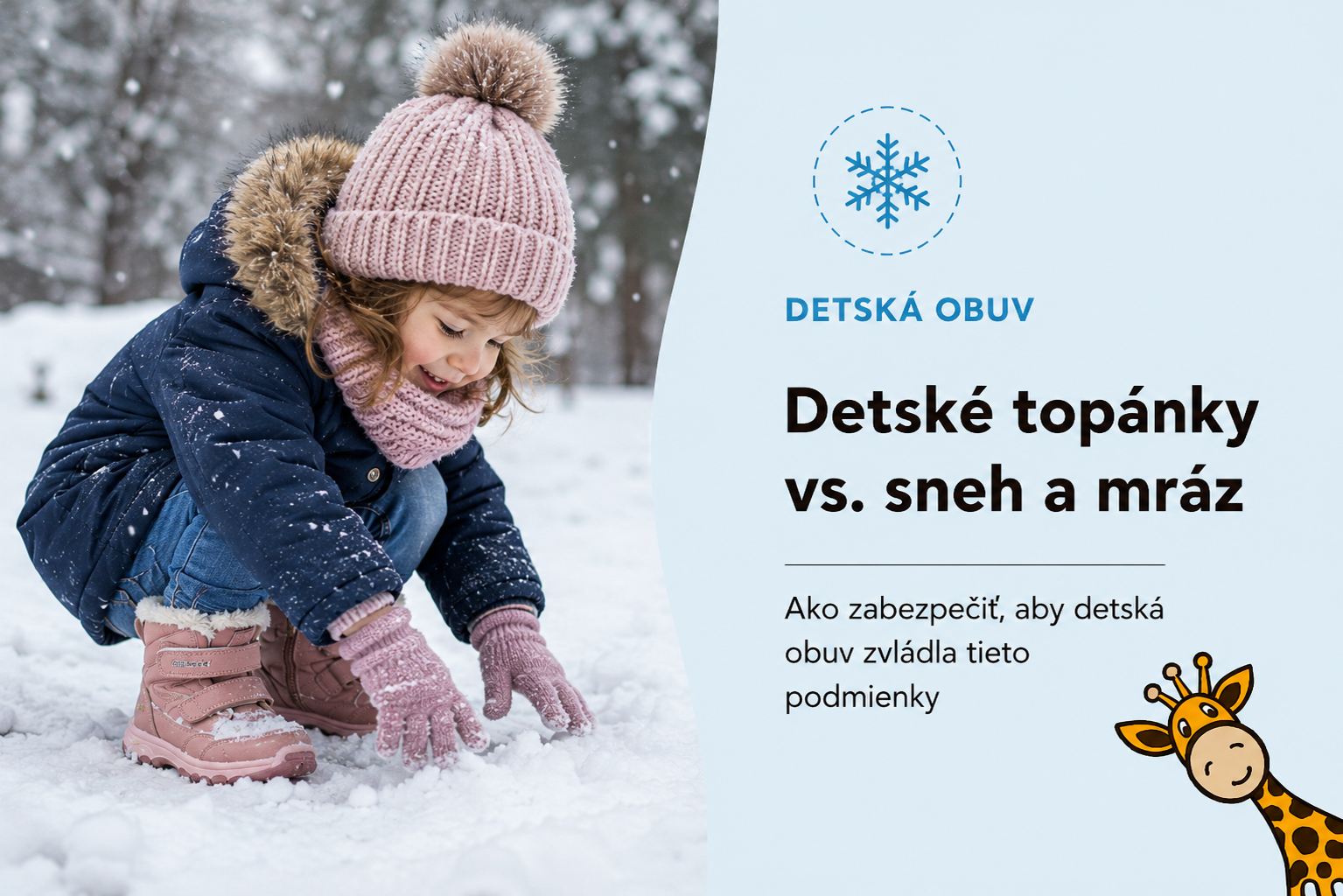 Detské topánky vs. sneh a mráz: Ako zabezpečiť, aby detská obuv zvládla tieto podmienky