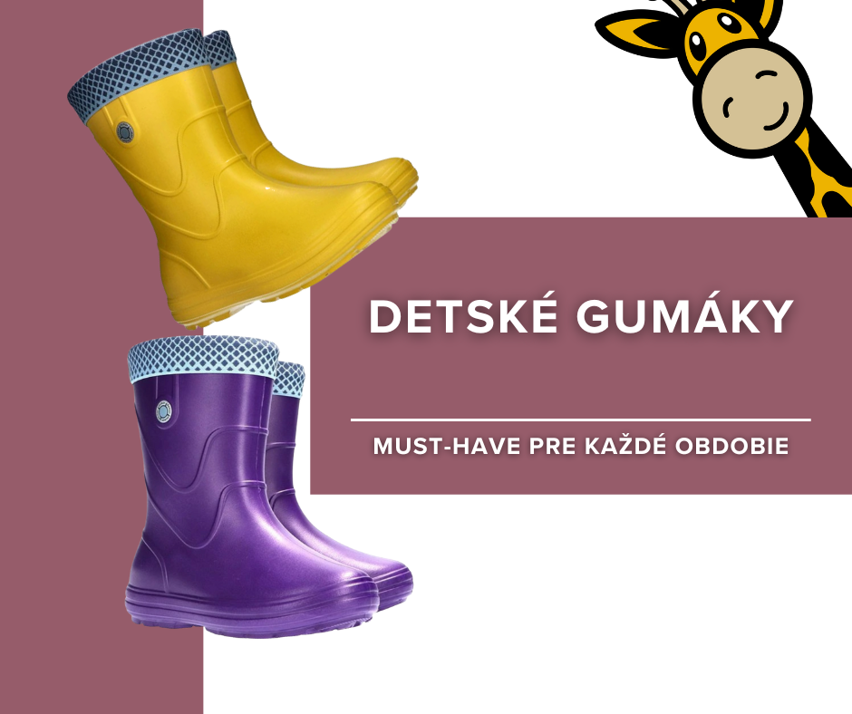 Detské gumáky: Must-have pre každé ročné obdobie