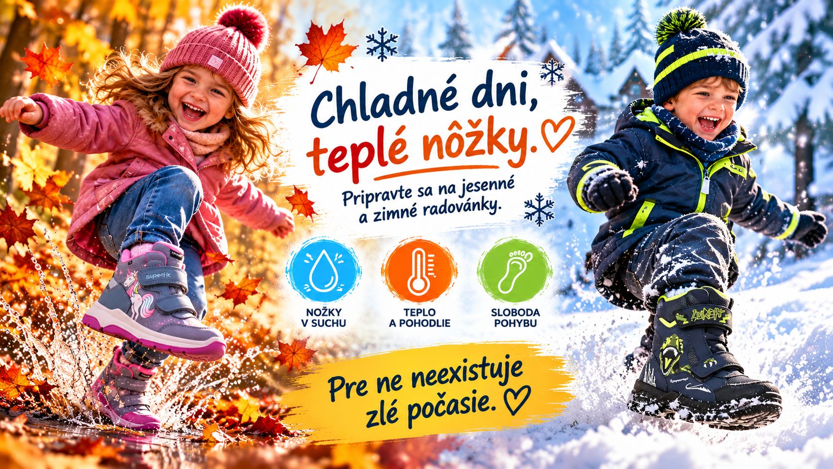 Chladné dni, teplé nožičky.