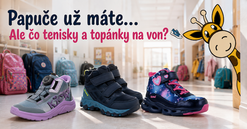 Papuče už máte..... Ale čo tenisky a copánky na von?