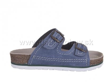 Korkové prezúvky BOOTS4U - T1113 modrá