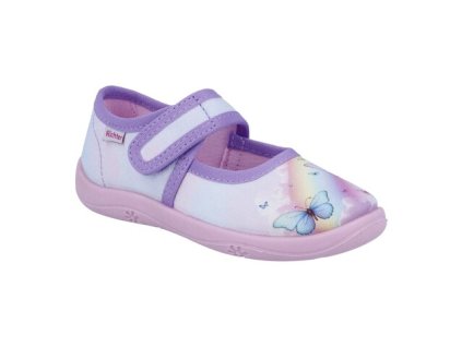 Detské prezúvky papučky Richter 9150 3296 1411 Rainbow