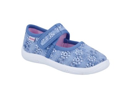 Detské prezúvky papučky Richter 9150 3295 6830 Blue