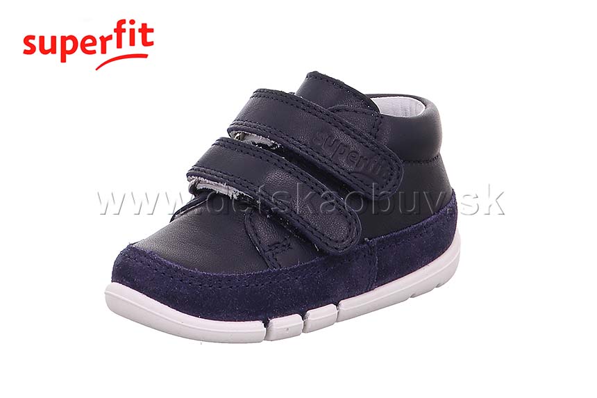 Celokožené topánky - capačky Superfit 1-006341-8000 FLEXY Veľkosť: 18
