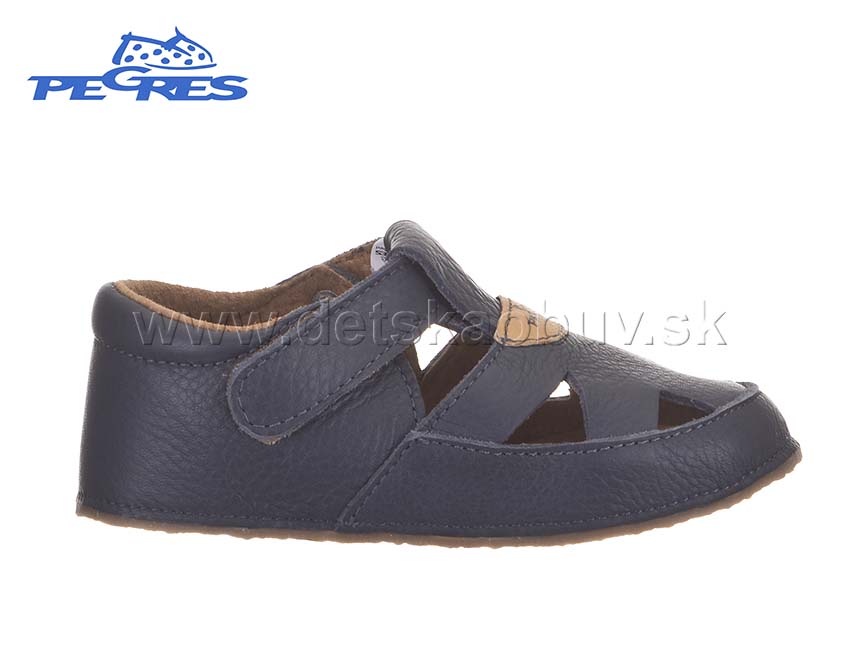 Sandále-bosé Pegresky B1096 modrá Veľkosť: 17