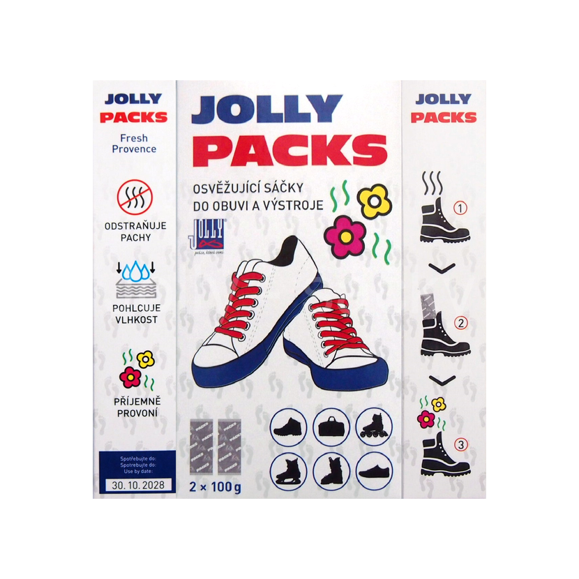 Jolly Packs - osvežujúce vrecúška do obuvi