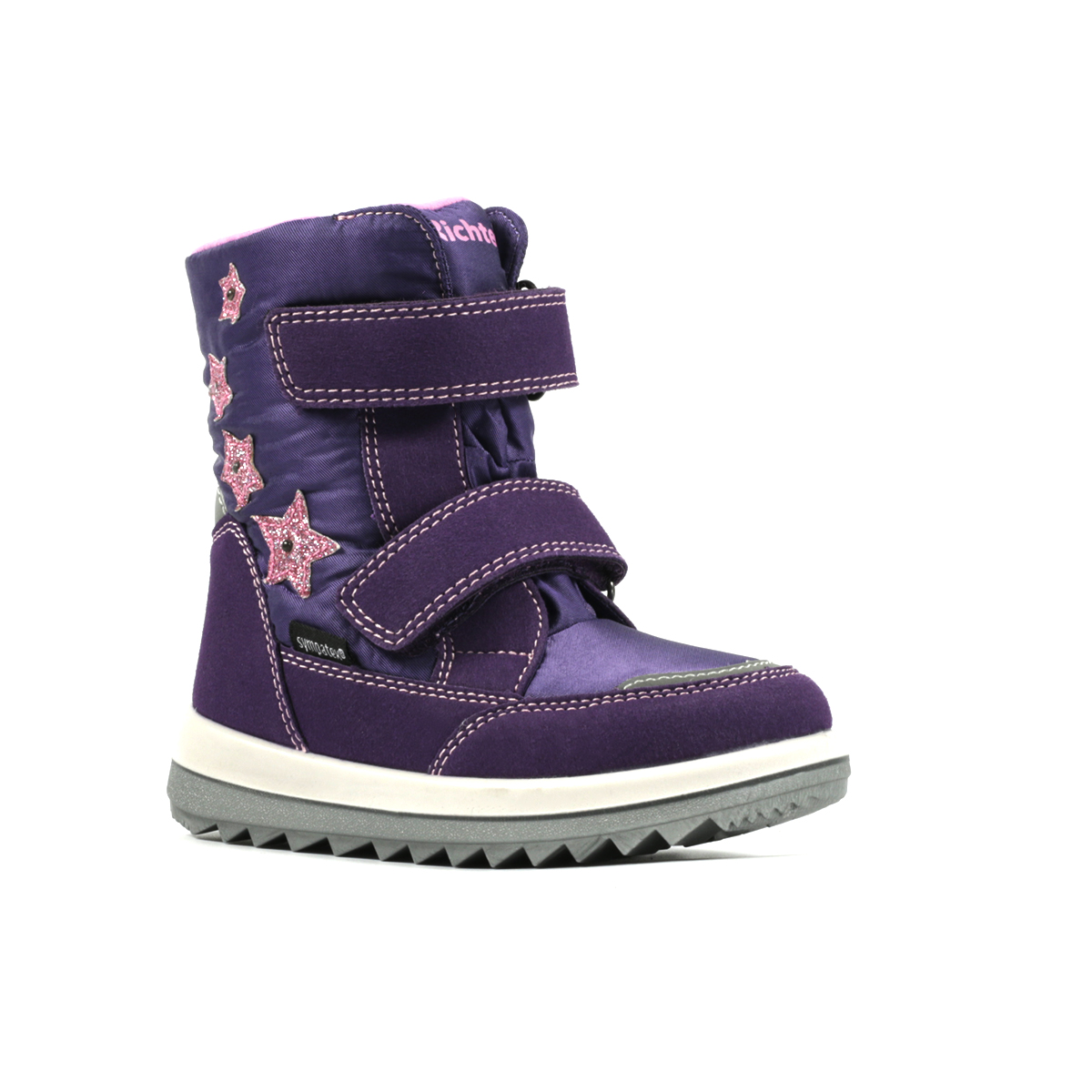 Zimná nepremokavá obuv Richter 5005 6191 7501 blackberry/pink/silv Veľkosť: 30