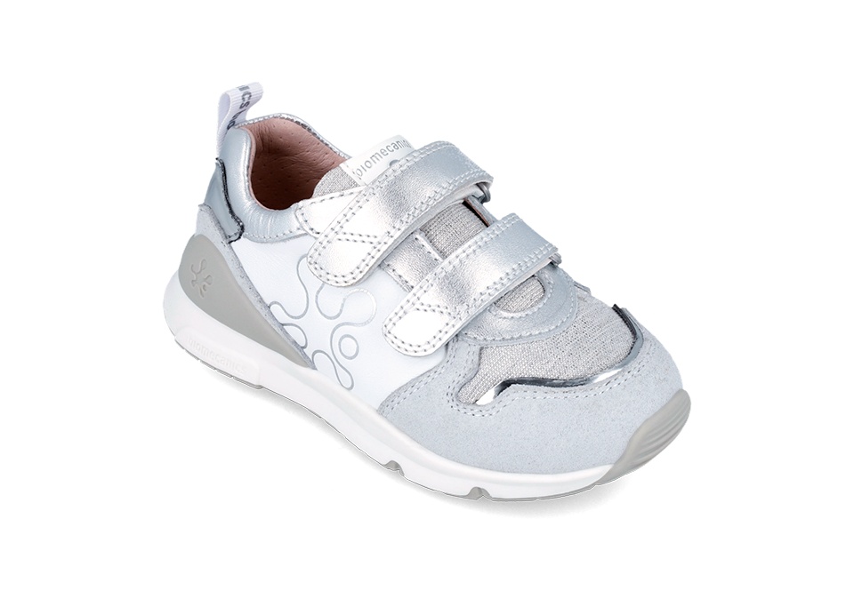 Detská obuv Biomecanics 242226-D Blanco Y Plata Veľkosť: 26