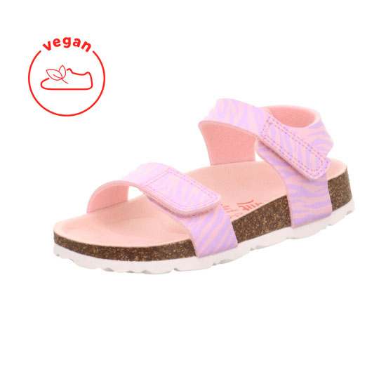 Korkové sandále Superfit 1-000123-5510 Fussbettpantoffel Veľkosť: 36