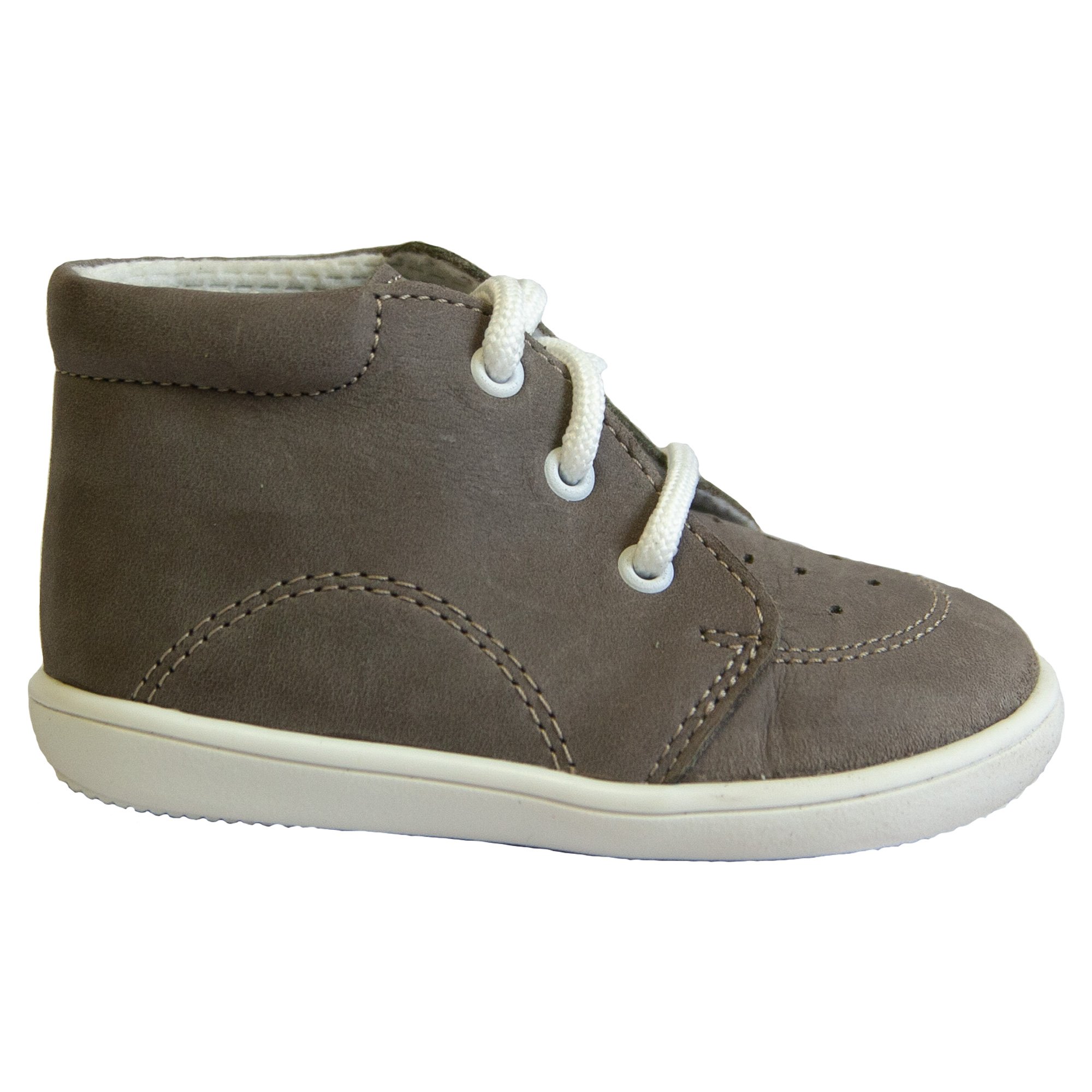 Celokožené topánky-capačky Boots4u - Taupe Veľkosť: 18