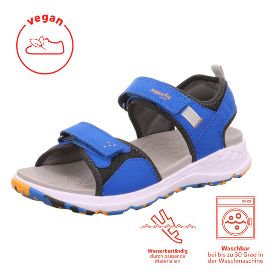 Detské sandále Superfit 1-000586-8000 CRISS CROSS Veľkosť: 31