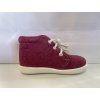Celokožené topánky-capačky T021 Boots4u Bordó potlač