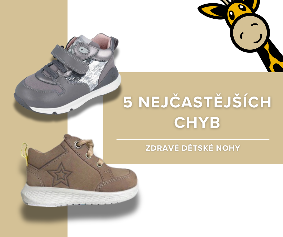 Zdravé dětské nohy: 5 nejčastějších chyb při výběru obuvi a jak se jim vyhnout