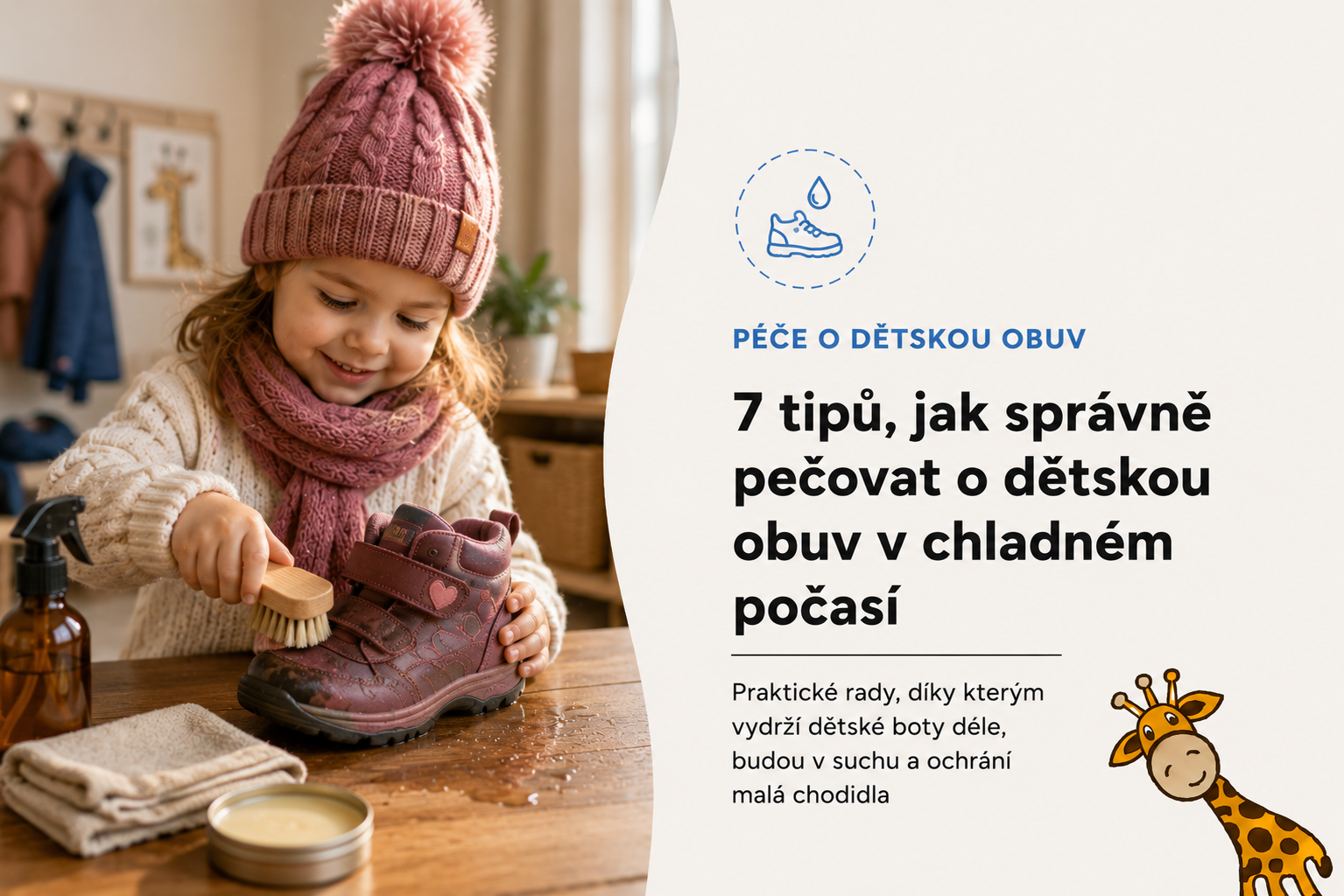 7 Tipů, jak správně pečovat o dětskou obuv v chladném počasí