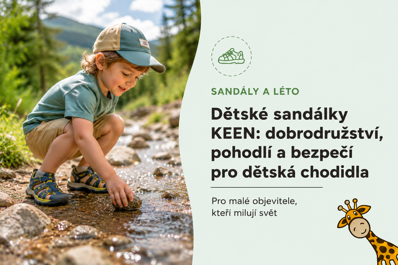 Dětské sandálky KEEN – Dobrodružství, pohodlí a bezpečí pro dětská chodidla