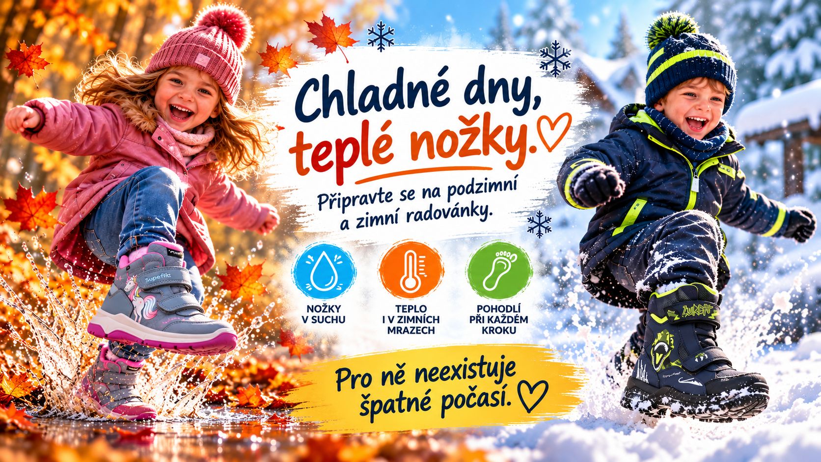Chladné dni, teplé nožičky.