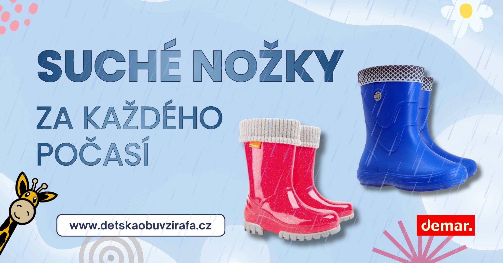 Bohatý výběr holinek detskaobuvzirafa.cz