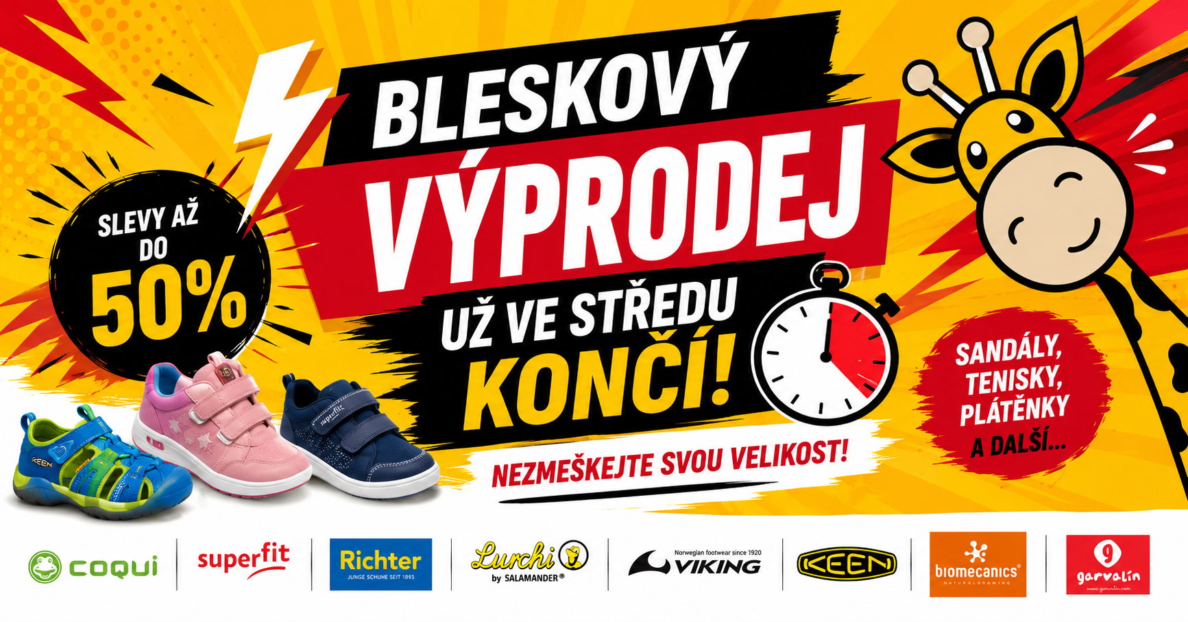 Výprodej už ve středu končí