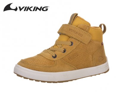 VIKING OBUV SAMUEL MID WP 3-50640-43 MUSTARD (Veľkosť 25)