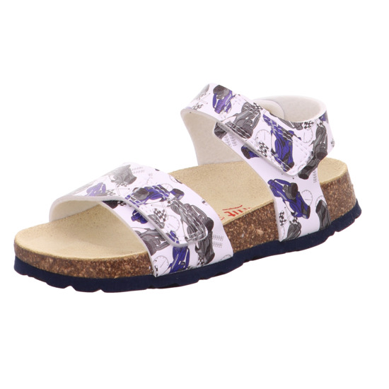 Korkové sandále Superfit 1-000122-1000 Fussbettpantoffel Velikost: 29