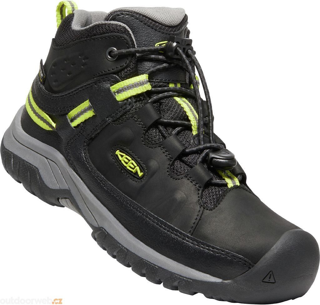 Turistické dětské boty Keen steel black steel/grey targhee mid wp Velikost: 37