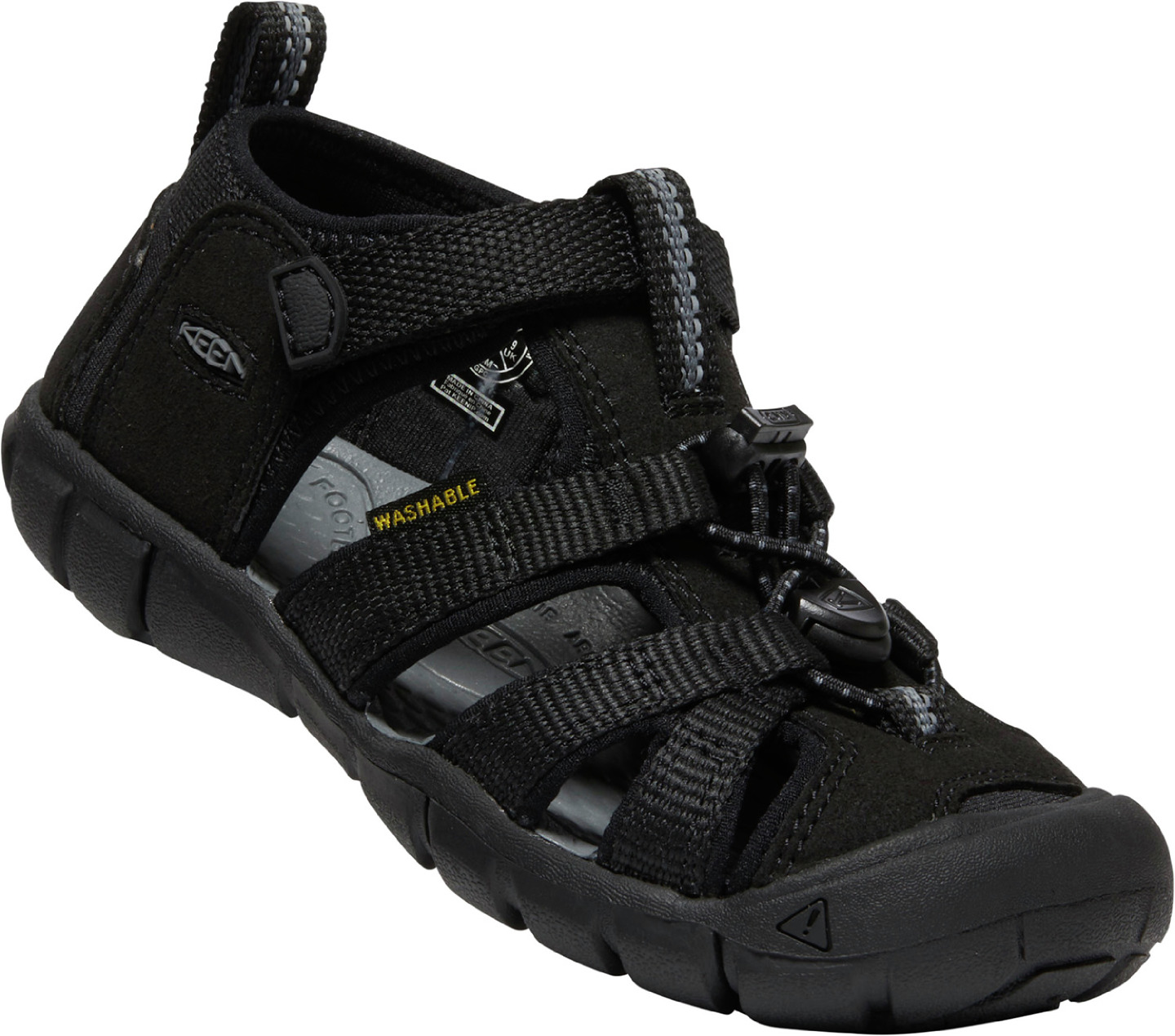 Dětské sandále Keen seacamp II Youth black/grey Velikost: 37