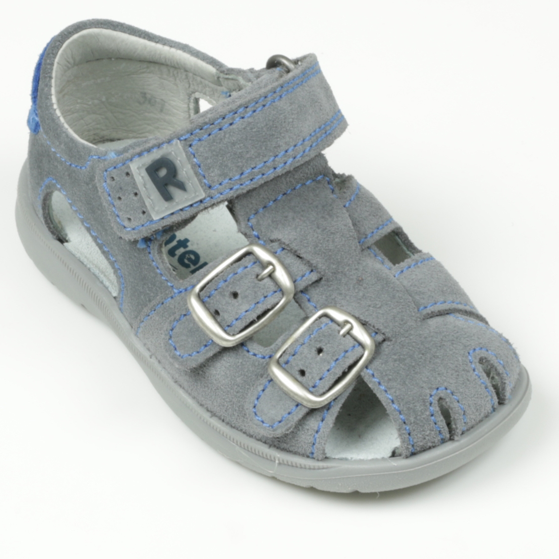 Dětské sandále Richter 2605 542 6301 ash/iris - šedá Velikost: 27