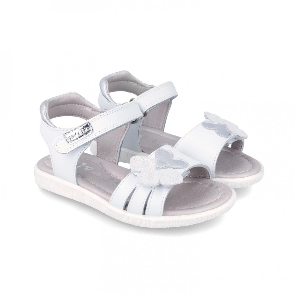 Dětské kožené sandále Garvalín 242421-A Blanco Velikost: 30