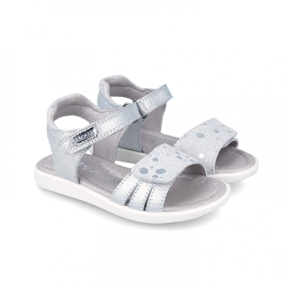 Dětské kožené sandále Garvalín 242424-B Plata Velikost: 30