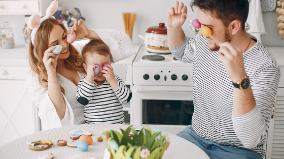 6 inšpirácii ako sa zabaviť s deťmi doma počas Veľkej noci 