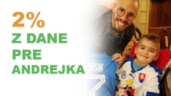 Andrejko z Liesku: Detskej mozgovej obrne dal už poriadne na frak. Pridajte sa k tým, ktorí mu pomáhajú!