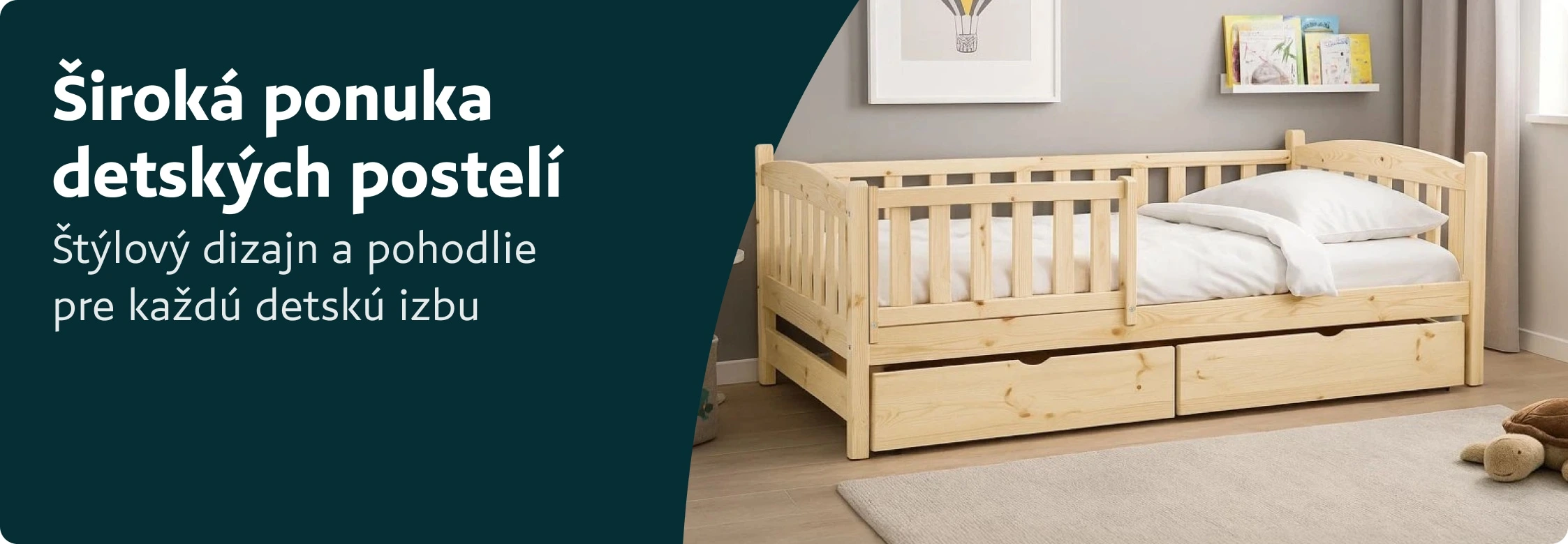 Široká ponuka detských postelí