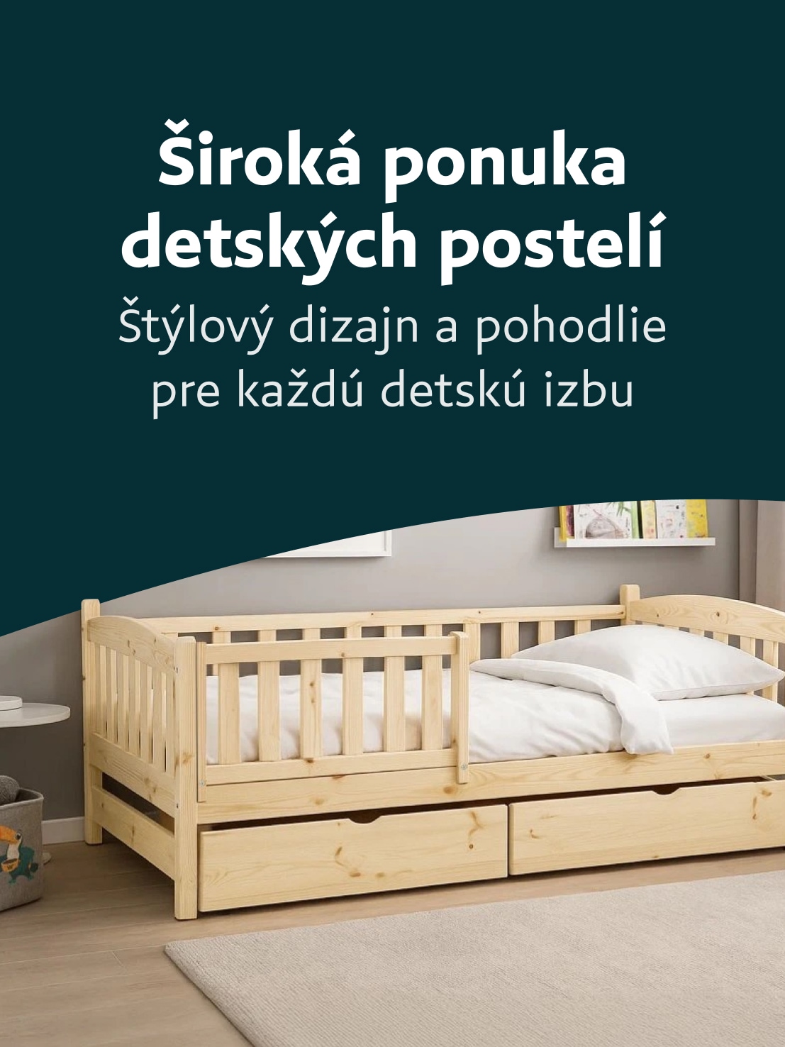Široká ponuka detských postelí