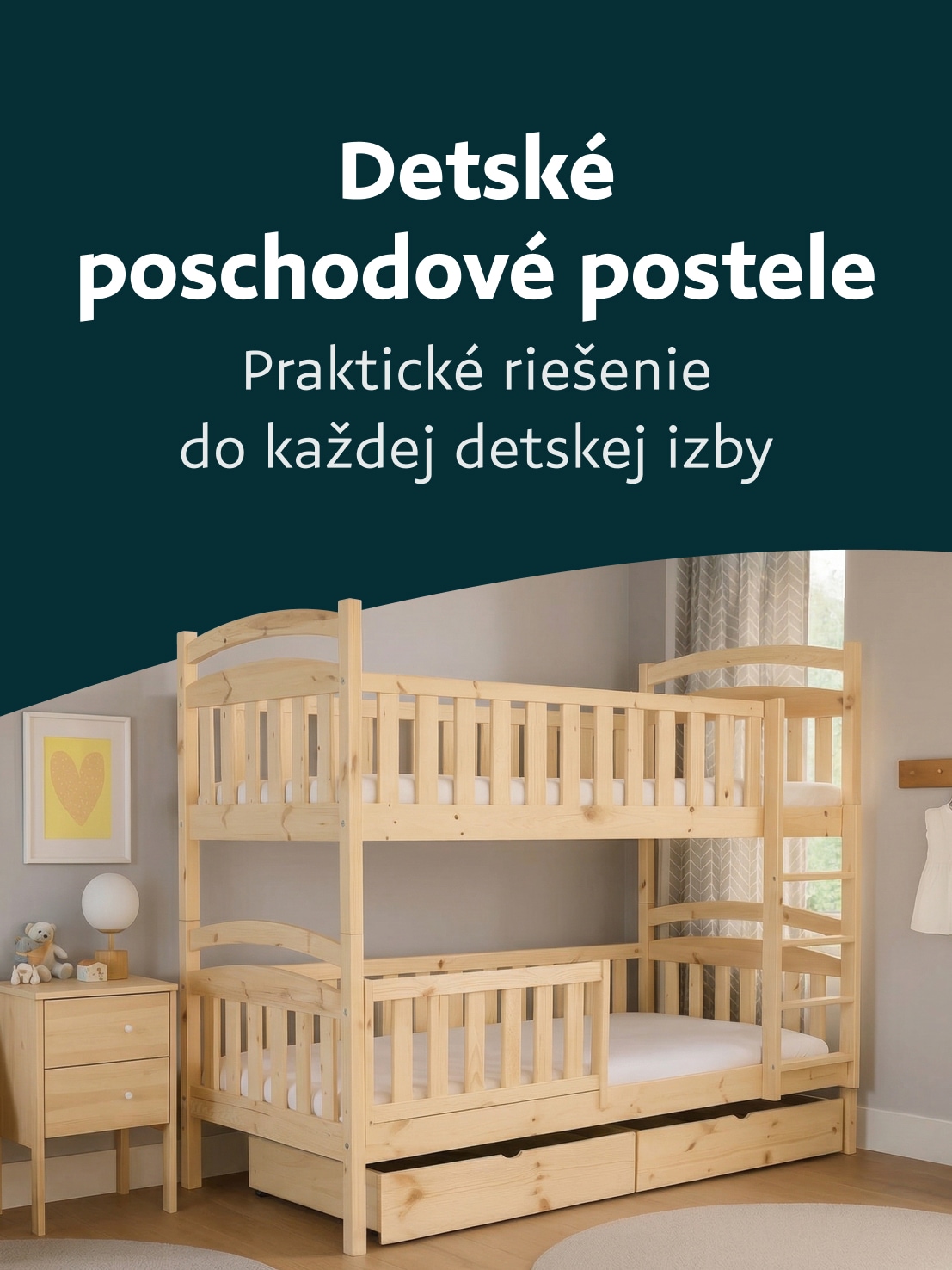 Detské poschodové postele