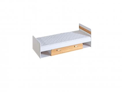 Detská posteľ s úložným priestorom LUCAS L13 - biela