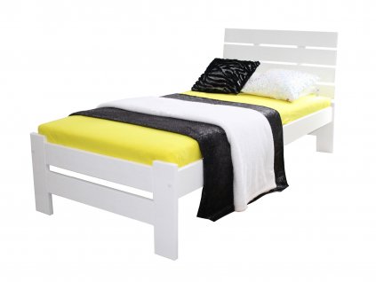 Jednolôžková posteľ Lula 90x200 - biela