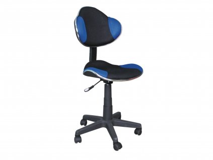 Kancelárska stolička Eda - modrá/čierna