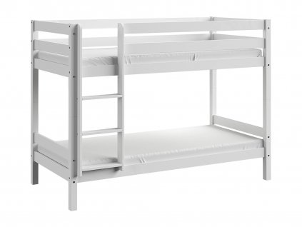 Poschodová posteľ Olaf 200x90 - biela