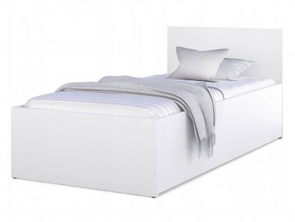 Jednolôžková posteľ Dorian - biela
