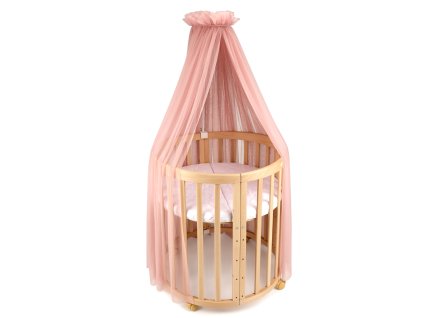 Sada postieľky a baldachýnu v odtieni Rose