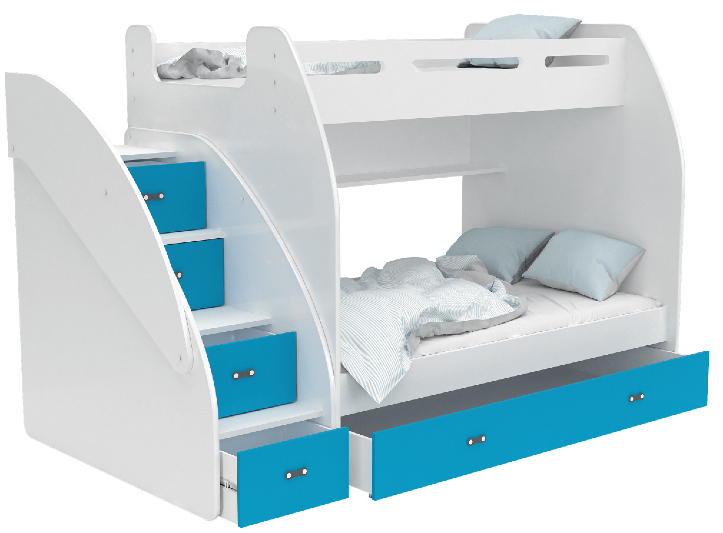 GL Multifunkčná poschodová posteľ Max 3 Farba: Modrá