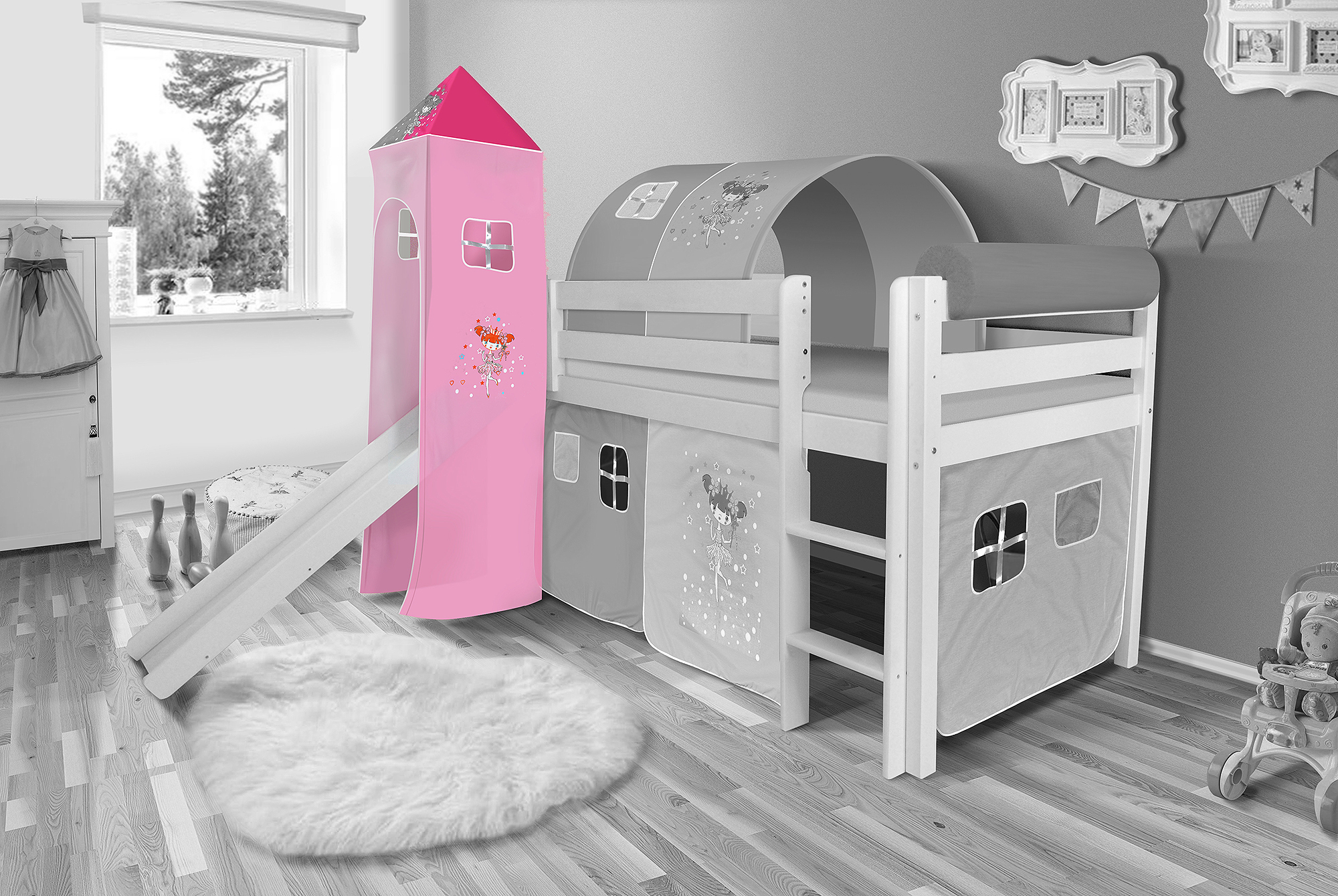 MG Veža k detskej posteli SORO Motív: Princess