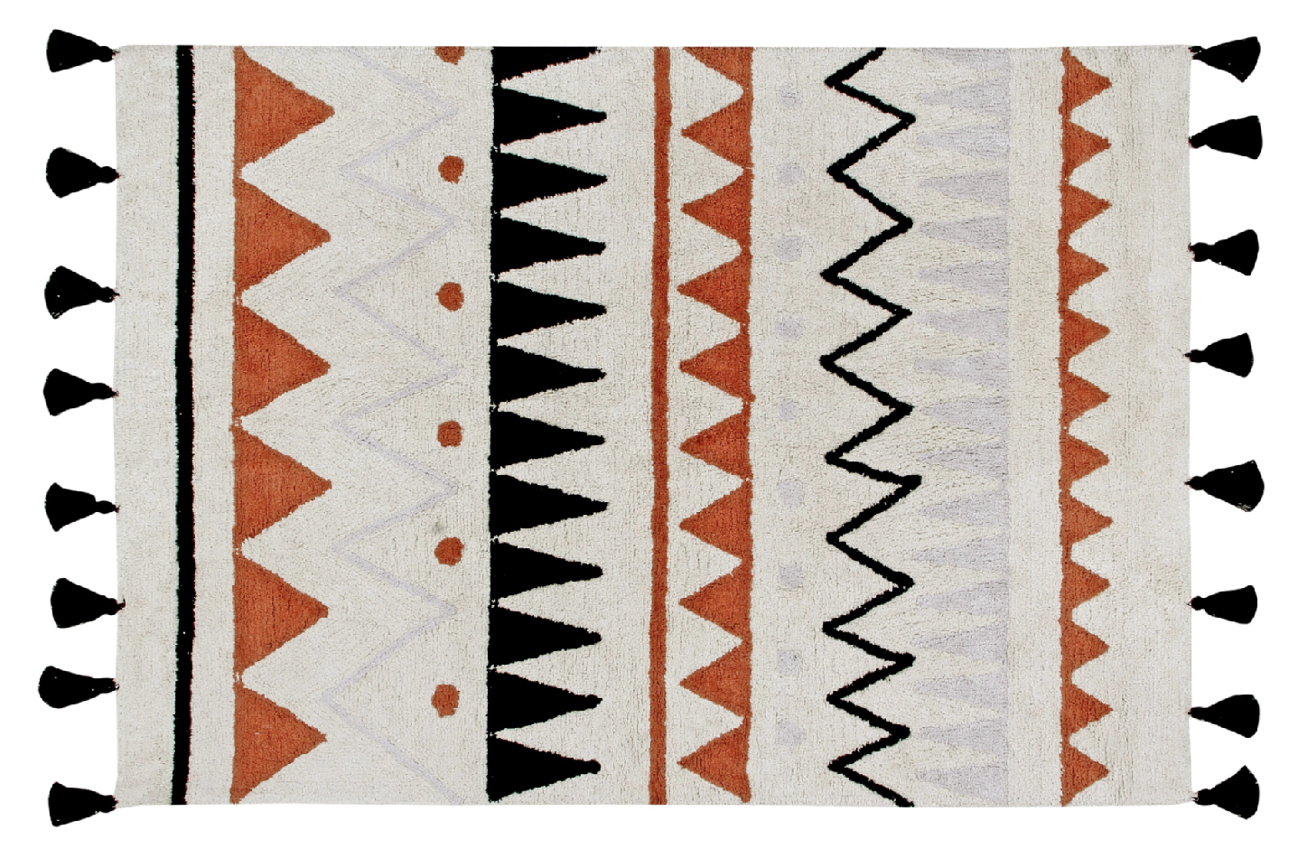 LC Béžový bavlnený vintage koberec Beka Rozmer: 120x160 cm