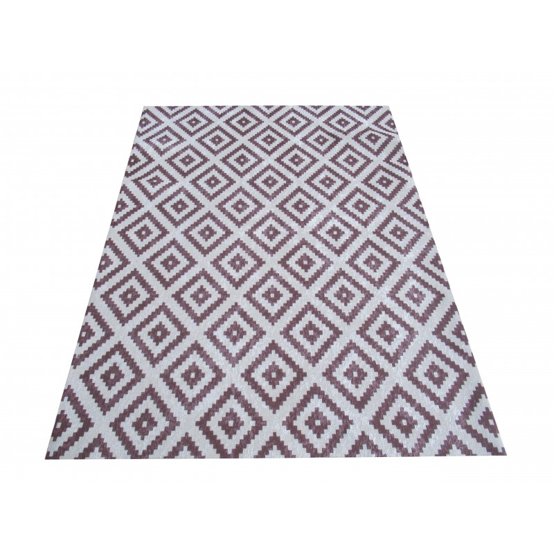DY Béžový moderný protišmykový koberec Fay 02 Rozmer: 160x220 cm