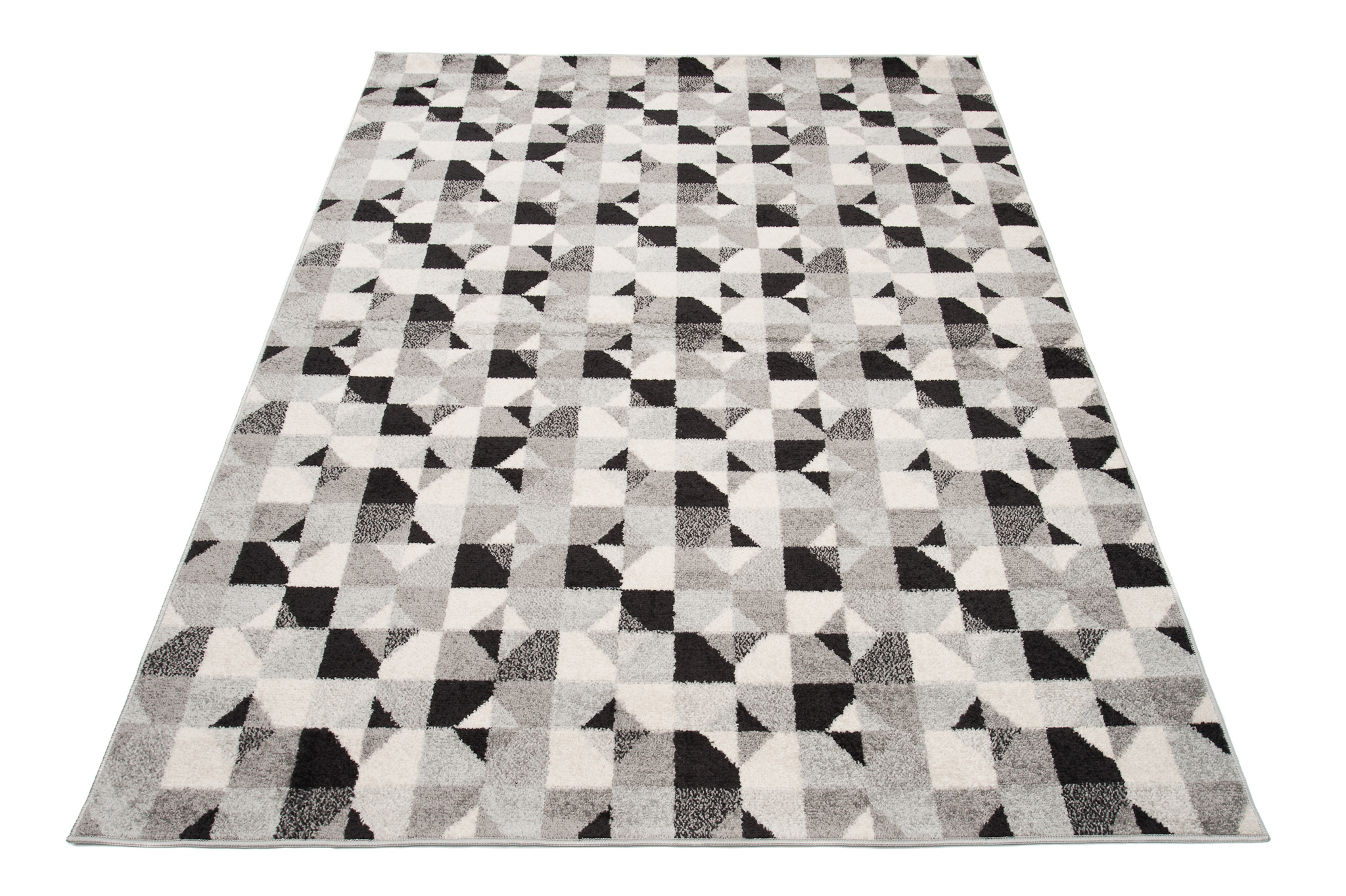 TA Čierno-biely vzorovaný koberec Zara Rozmer: 80x150 cm