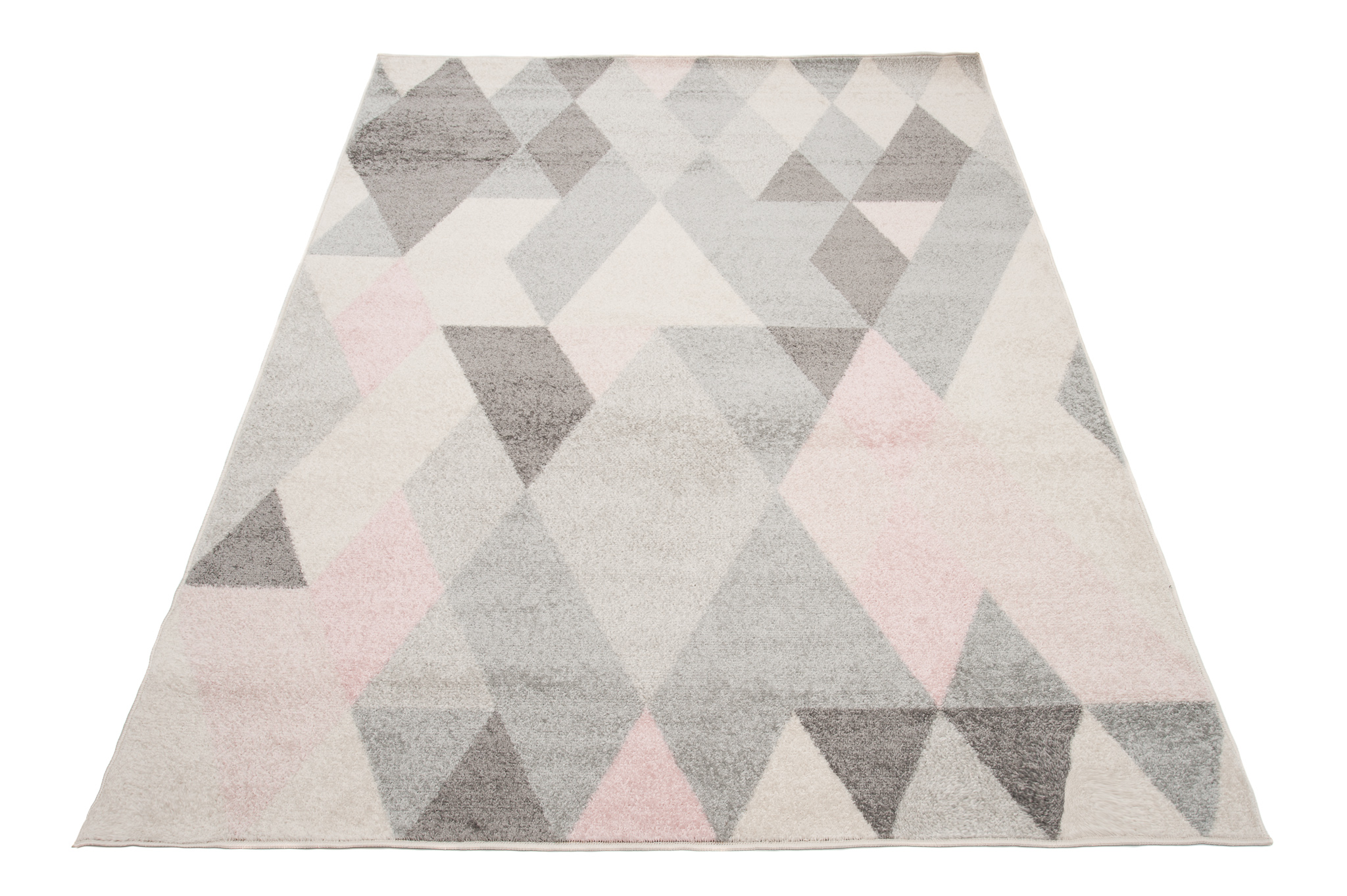TA Šedo-ružový vzorovaný koberec Amor Rozmer: 140x190 cm