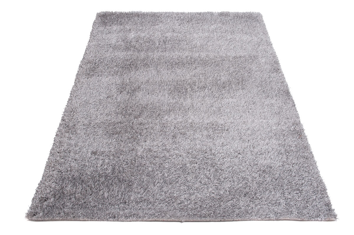TA Sivý plyšový jednofarebný koberec Chevron Rozmer: 240x330 cm