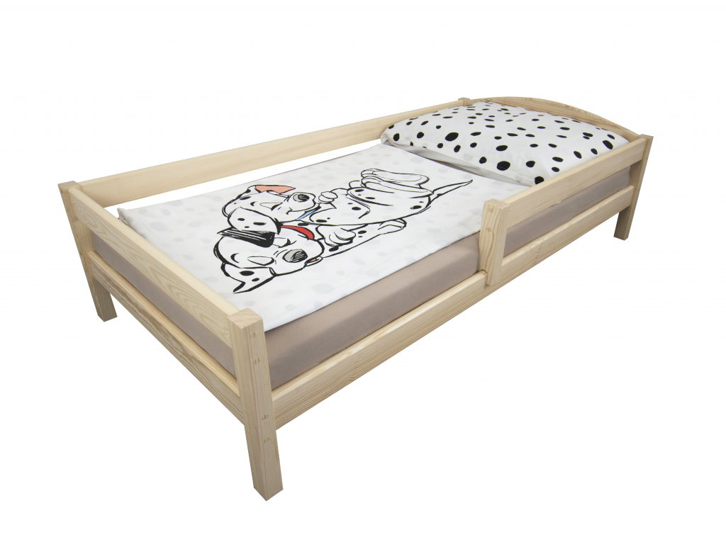 LU Drevená posteľ s ochrannou zábranou Lipa Rozmer: 160x80
