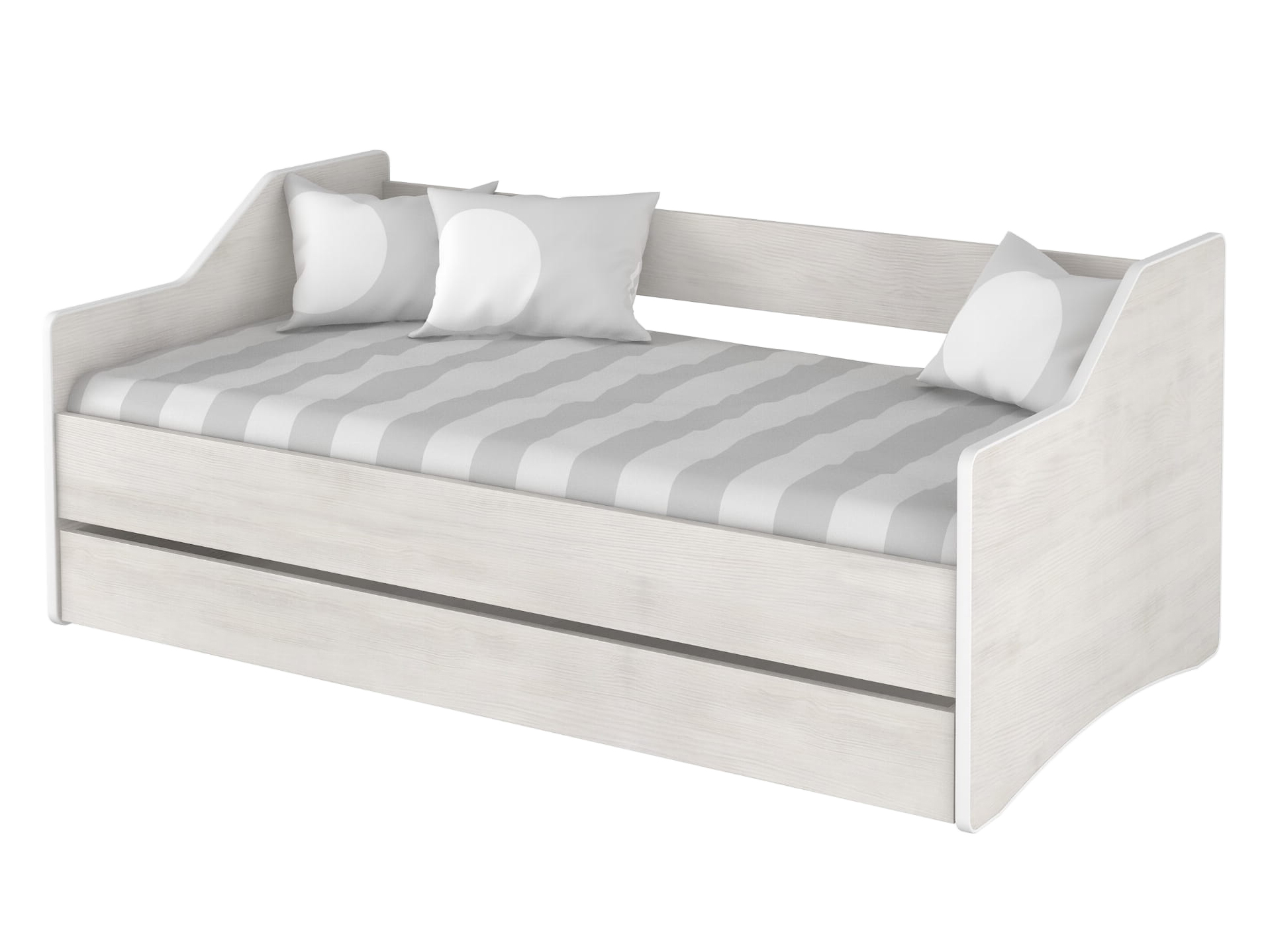 DO Detská posteľ s úložným priestorom Lulu 180x80 - nórska borovica