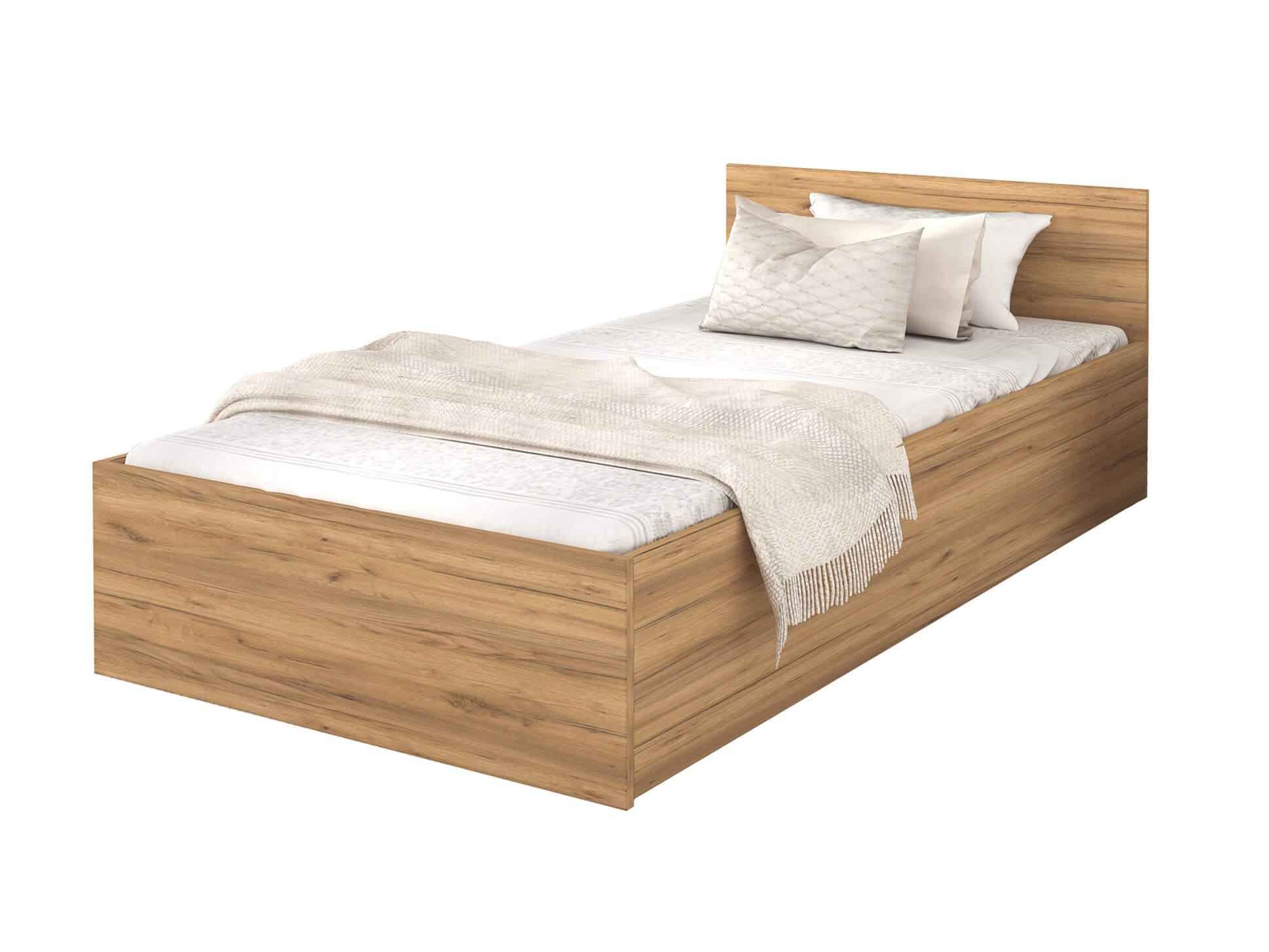 GL Jednolôžková posteľ Dolly s úložným priestorom - dub craft Rozmer: 200x90